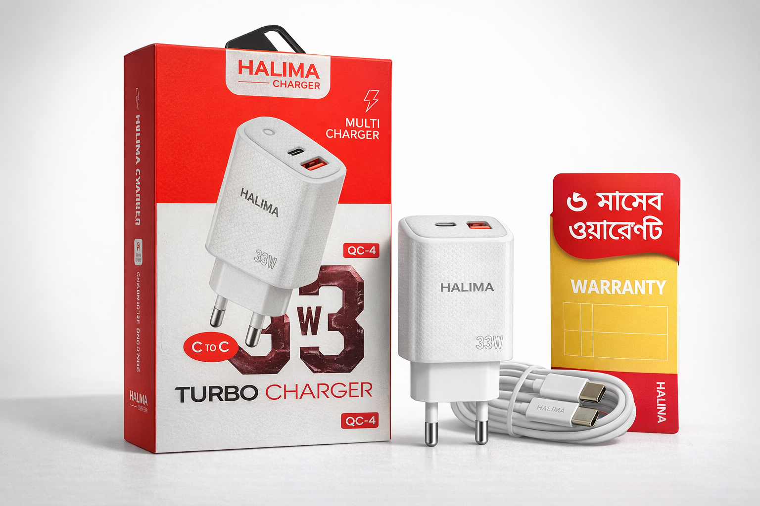 HALIMA 33W Turbo Charger