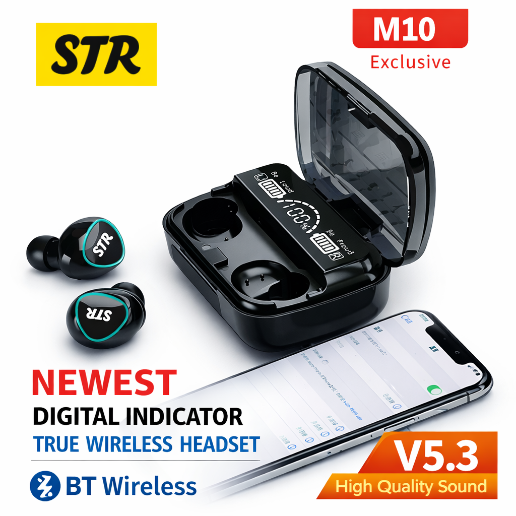 STR M10 Exclusive True Wireless Earbuds
