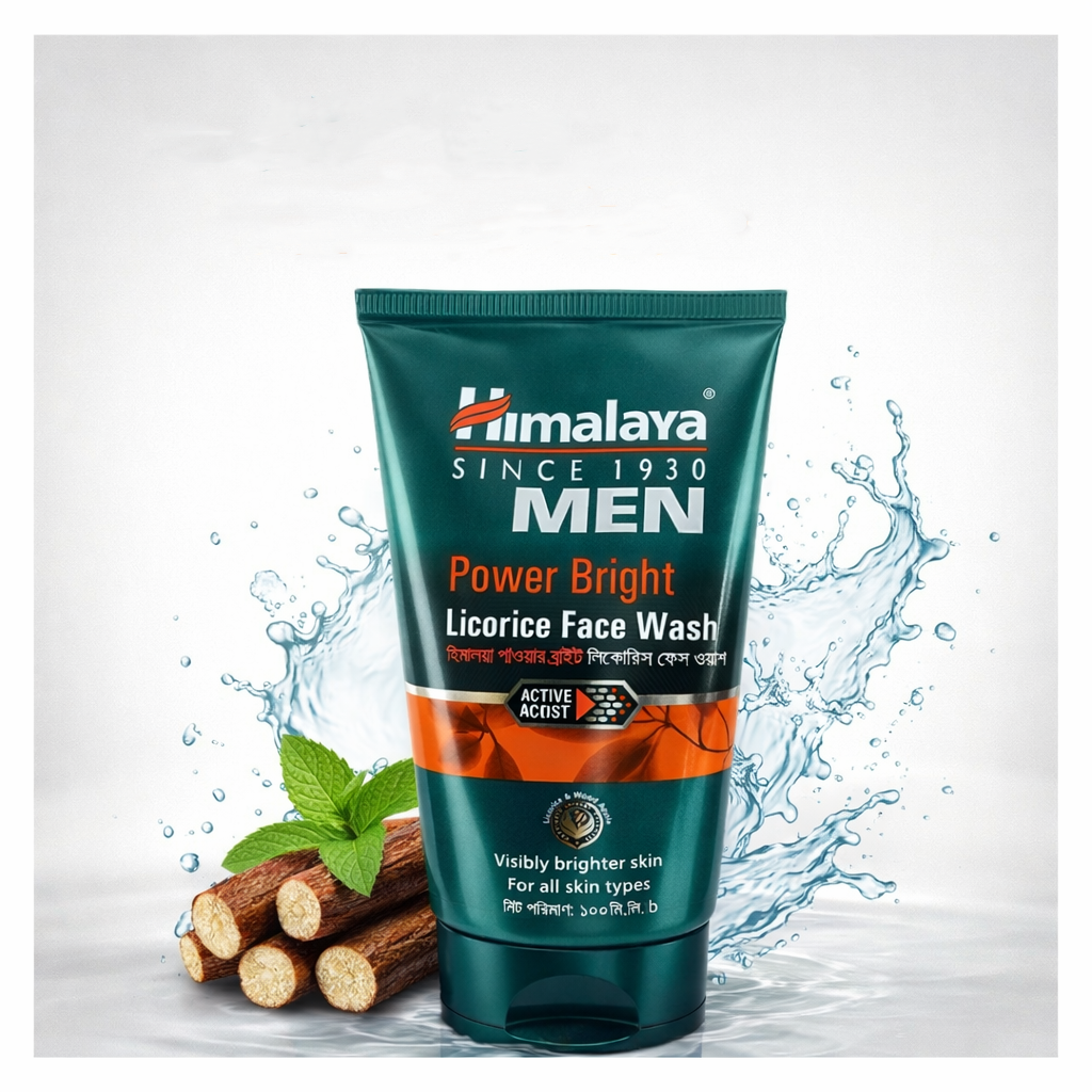 Himalaya Men Power Bright Licorice Face Wash-100 ml