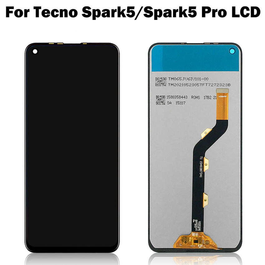 TECNO Spark 5 | Spark 5Pro | KD7 | Spark 5 Air | KD6 || S5 X652A | Camon12 Air | CC6 S5 Lite | KC3 X652 LCD Display Touch Screen Replacement – Premium Quality